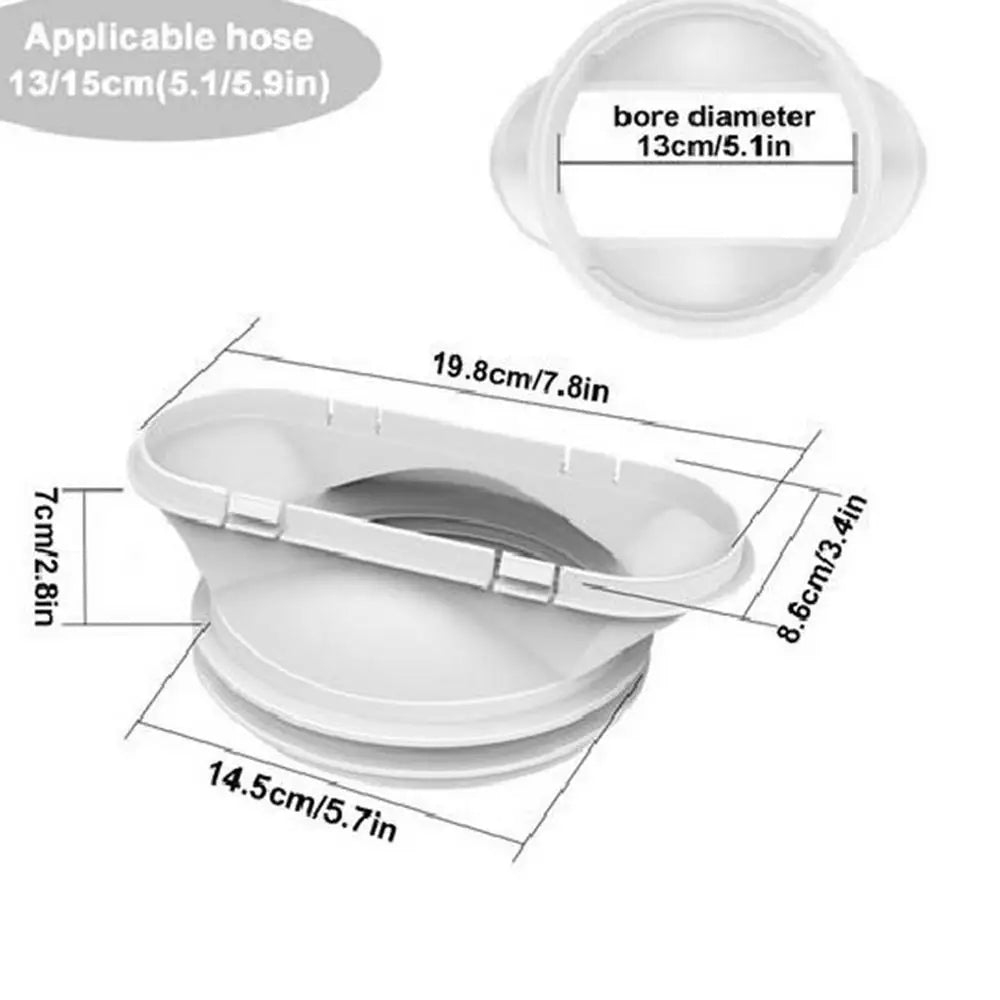 Portable Air Conditioner Exhaust Hose Flexible Conditioner Exhaust Hose Tube Portable Ac Vent Hose Replacement for Mobile AC Peaceful Pleasures Health and Wellness universal interface