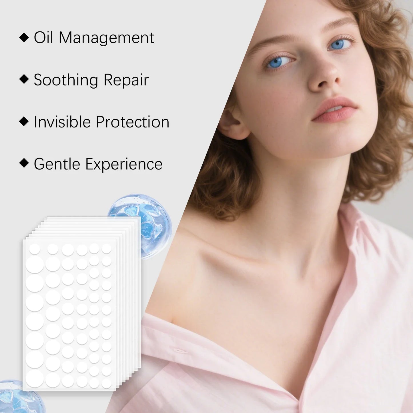 Hydrocolloid Acne Patches – 549 Invisible Pimple Spot Stickers