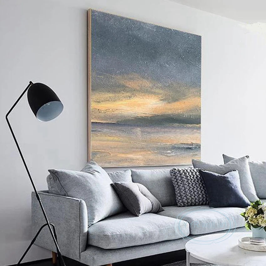 High Quality Handmade Oil Painting 2023 Christmas Decoration Poster Abstract Wall Art Canvas Living Room Sofa Bedroom Restaurant Peaceful Pleasures Health and Wellness