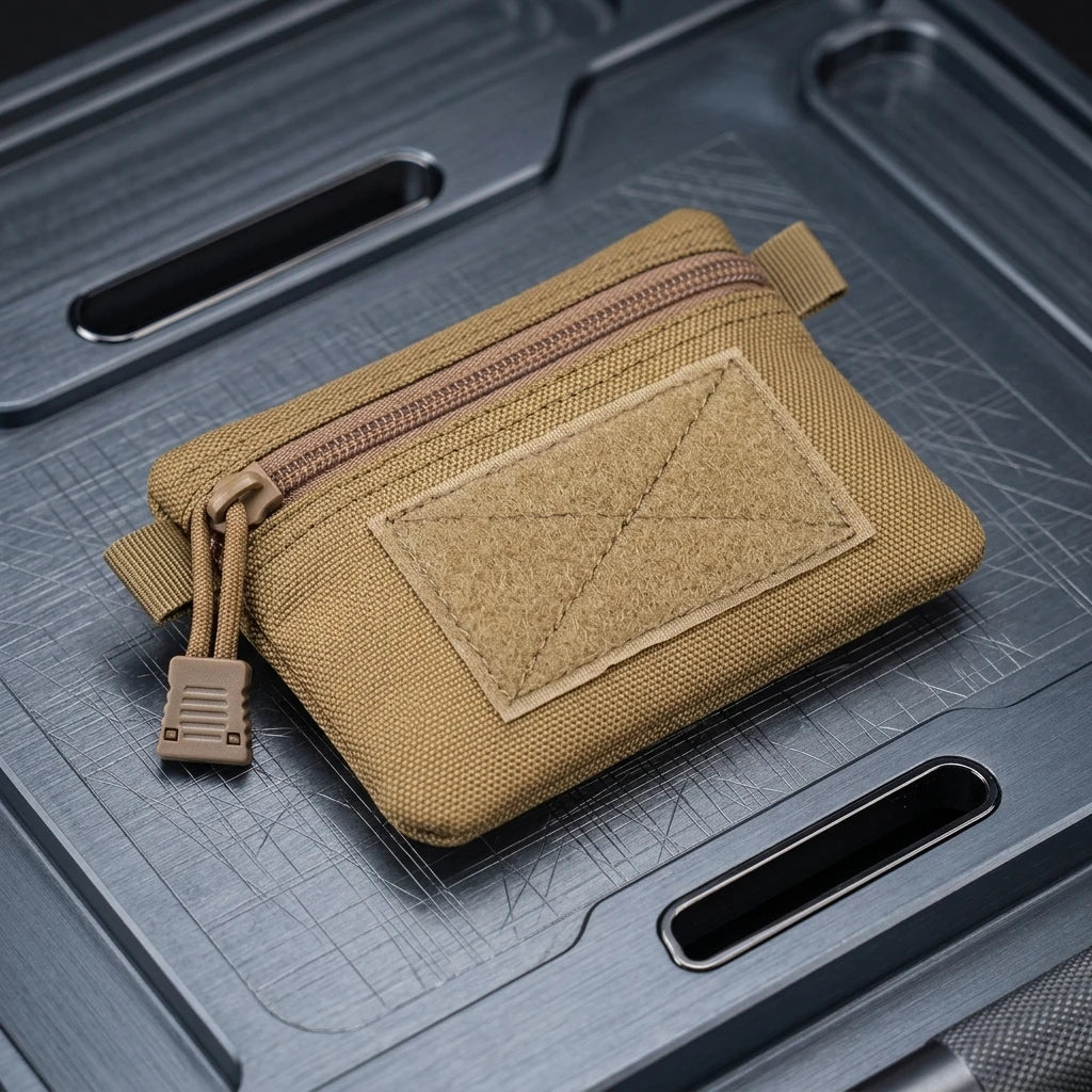 Clutch Bag 1000D Nylon Coin Card Holder Storage Pouch Durable Lightweight Design For Outdoor Daily Use Peaceful Pleasures Health and Wellness