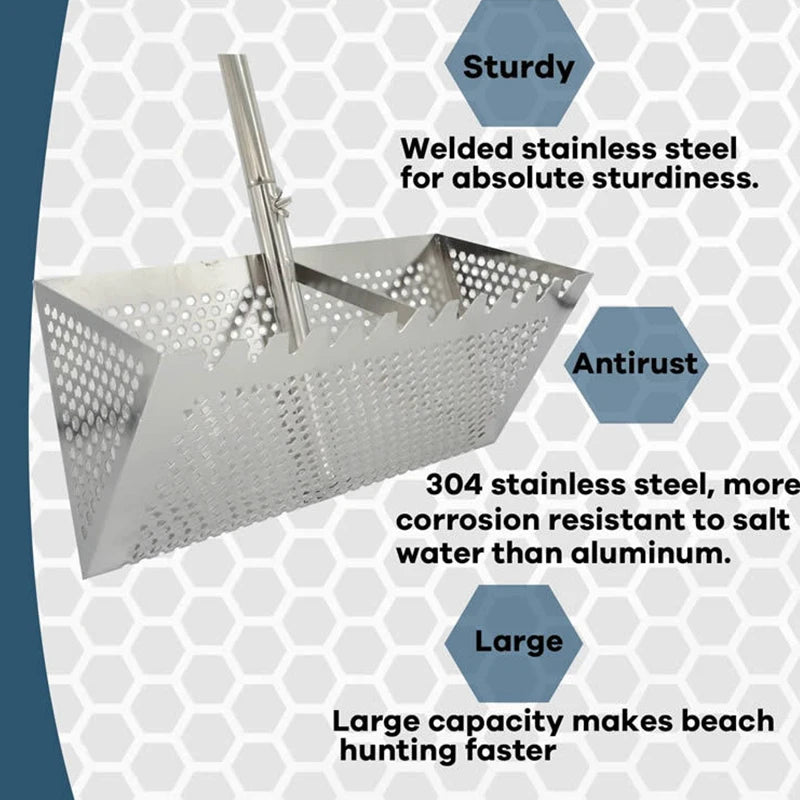 Beach Sand Scoop Shovel Metal Detector Scoops Treasure Detecting