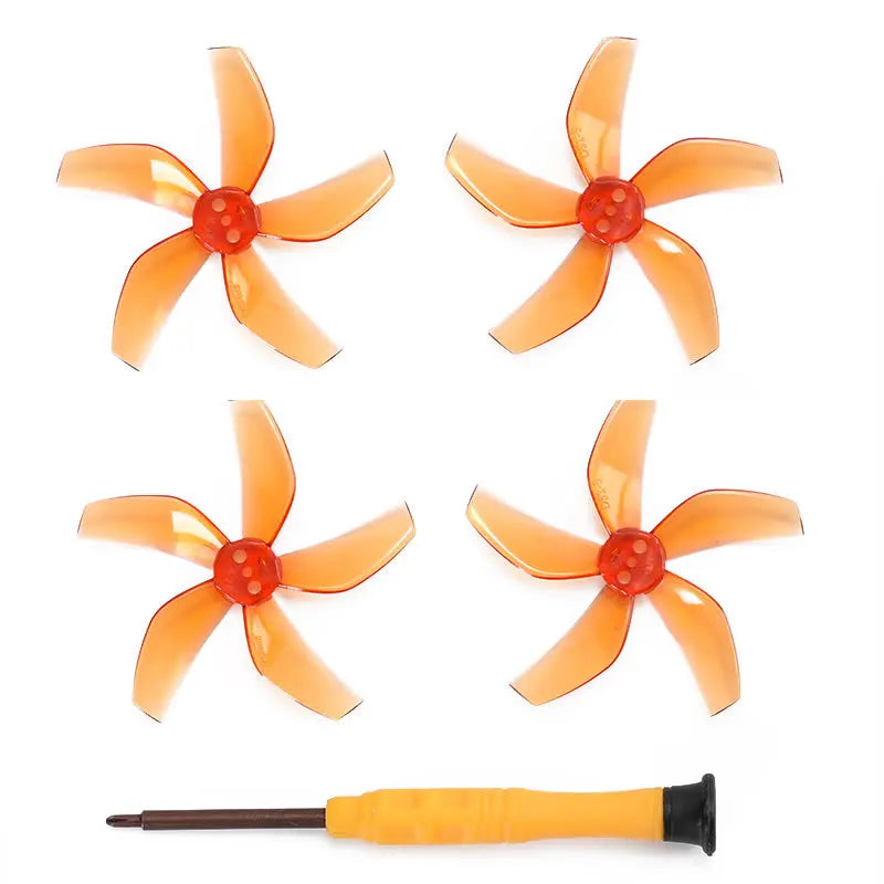 Good Performance And Durability For DJI NEO 2 Propellers Colorful 5-Blade Paddles Multi-Color Matching Multi-Color Mix And Match Peaceful Pleasures Health and Wellness 2 pairs orange