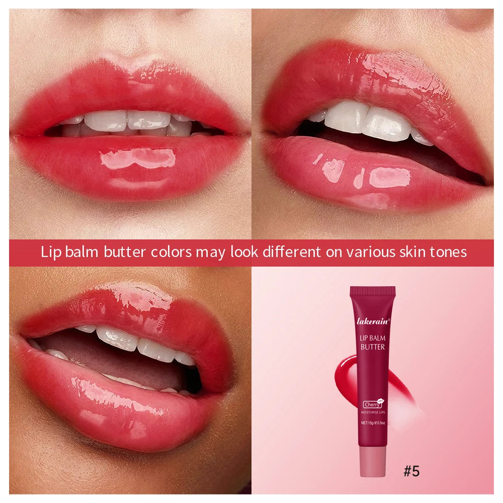 Lakerain Hose Butter Lip Balm Moisturizing Long Lasting Nourishment Daily Care Vanilla Flavour Lip Balm Smoothing Lip Makeup Peaceful Pleasures Health and Wellness