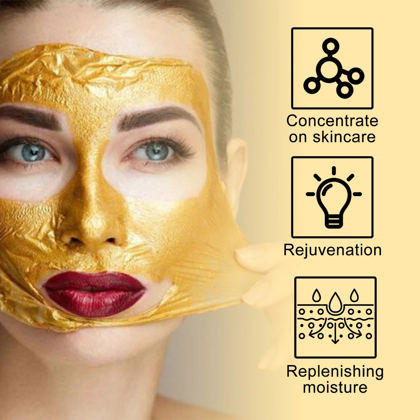 Jaysuing Retinol Gold Peel-Off Mask – Hydrate & Brighten