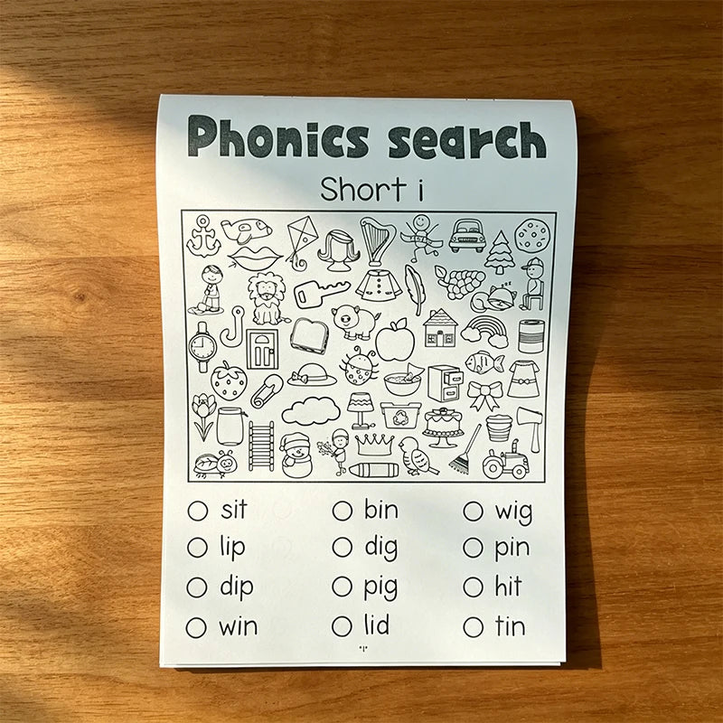 Coloring Book Where You Have Find Items Based English Words