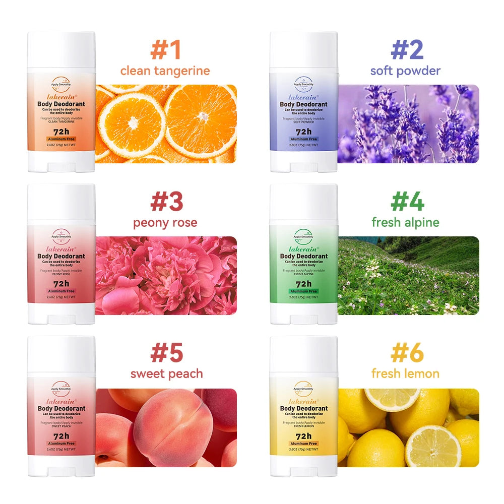 New Whole Body Deodorant Invisible Cream Stick 72 Hour Odor Control Aluminum Free Baking Soda Free Skin Care Peaceful Pleasures Health and Wellness