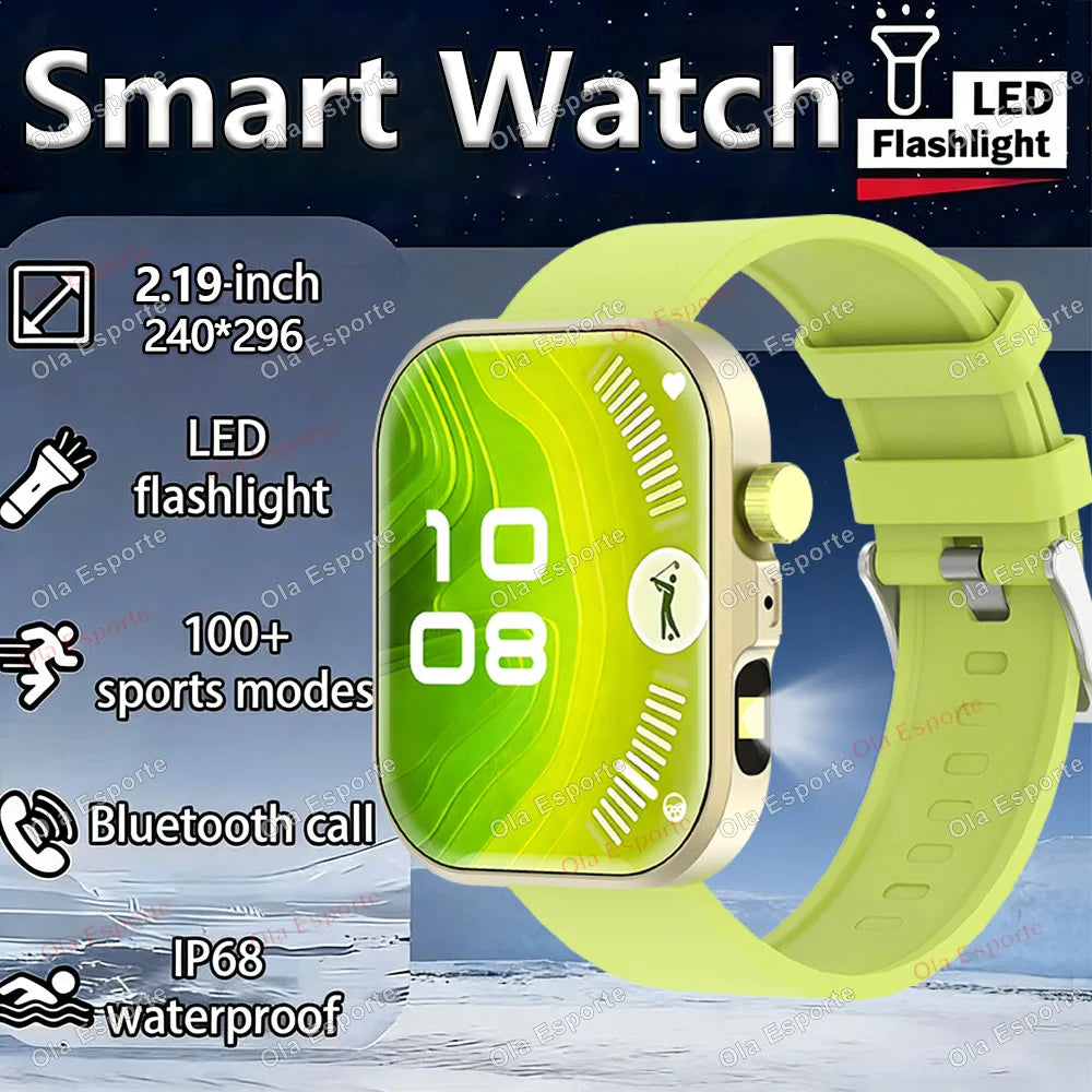 Ola Esporte LED Smartwatch 2.01" | Fitness & Bluetooth Call Watch