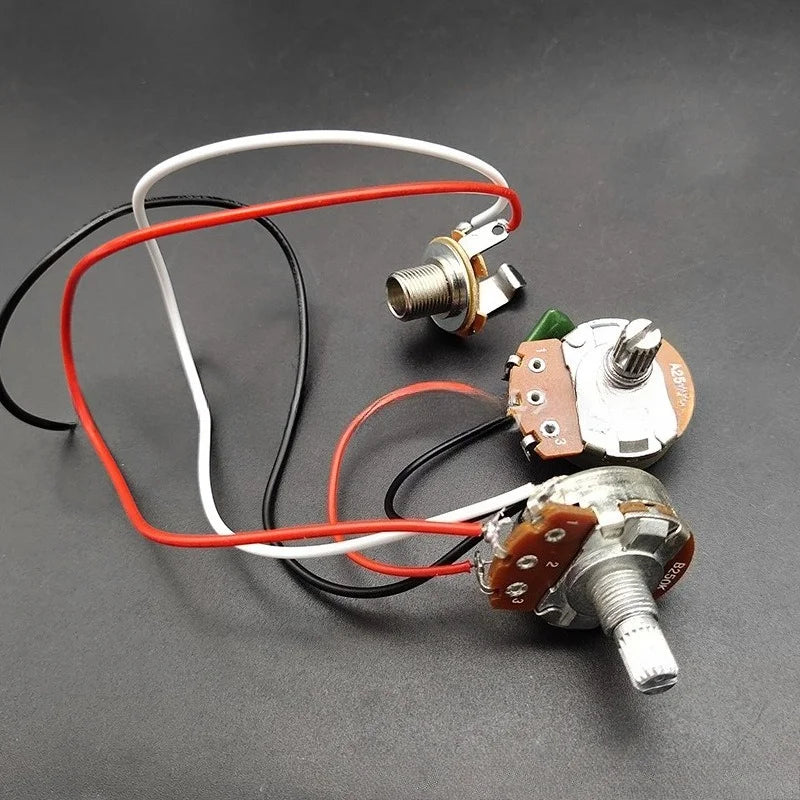 PB Bass Wiring Harness Prewired Precision Guitar 250K Big Pots 1