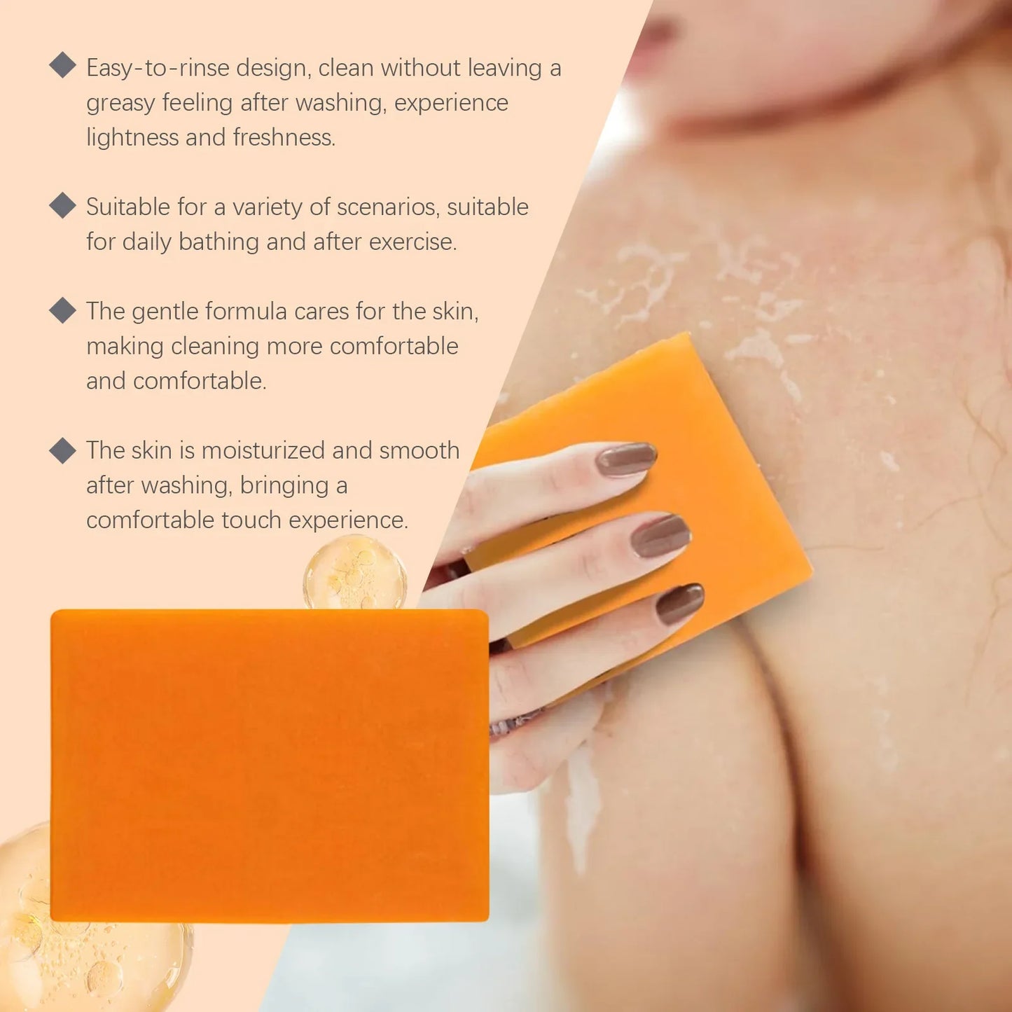 OCEAURA Papaya Turmeric Nourishing Bath Soap 100g