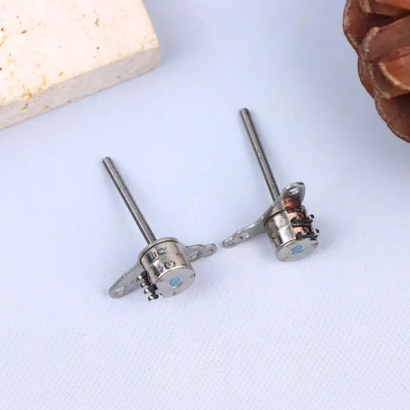Micro 2 Phase Stepper Motor 6mm 4 Wire Adjustable Long Shaft For Optical Instrument Motorized Adjustment Peaceful Pleasures Health and Wellness