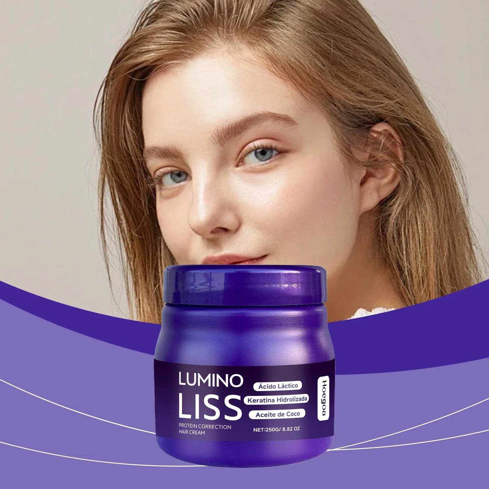 PH-Balancing Hair Protein Straightening & Smoothing Cream 250g Hair Smoothing Treatment Oasis Select