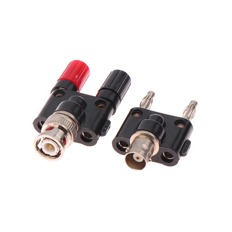 BNC to Banana Plug Adapter | RF Coaxial Converter Binding Post