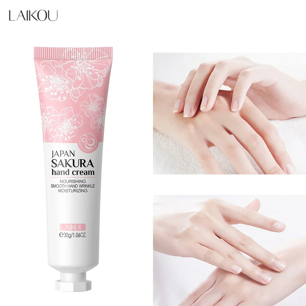 LAIKOU Sakura Hand Cream – Moisturizing & Brightening 30g