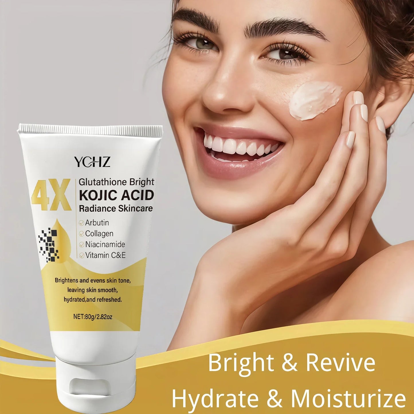 Kojic Acid Face Cream – Brighten Skin & Fade Dark Spots | YCHZ