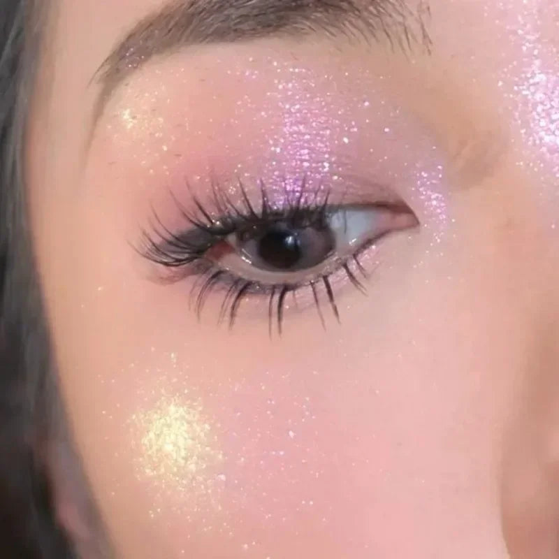Chameleon Gradient Glitter Eyeshadow Palette | Shimmer Highlight