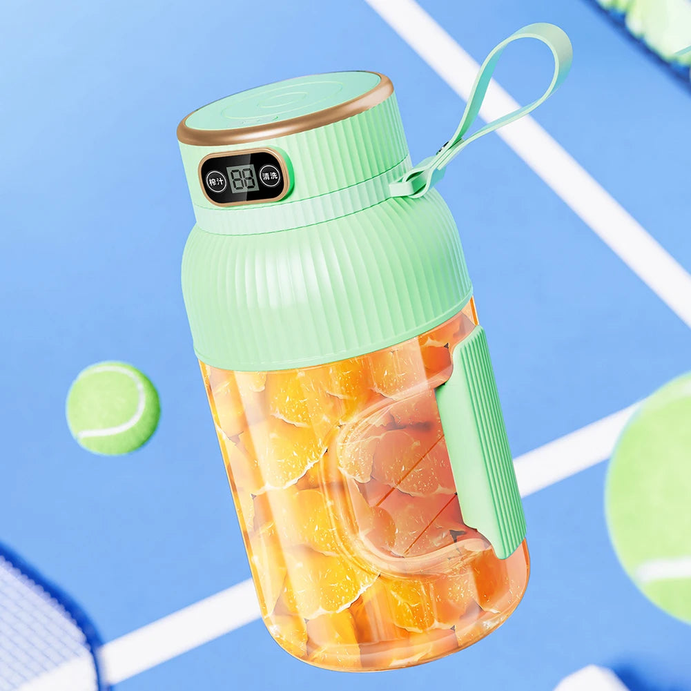 Fruit Juicer Cup Portable Electric Fruit Mixer Stirrng Cup Large Capacity Smoothie Quick Making Bottle Suitable Juice Production Peaceful Pleasures Health and Wellness