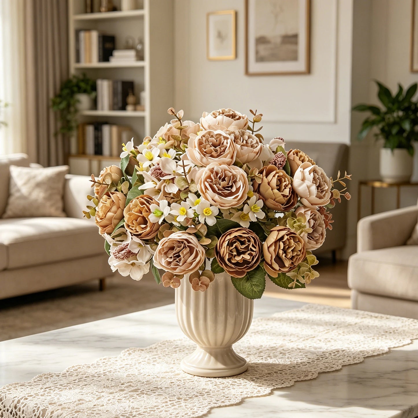 Silk Peony Artificial Flowers – Wedding & Home Decor
