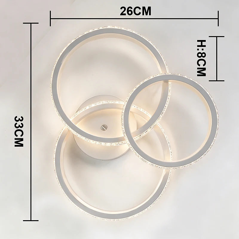 Modern LED Ceiling Light | 3-Color Temp, Surface Mount – RUNTOIN