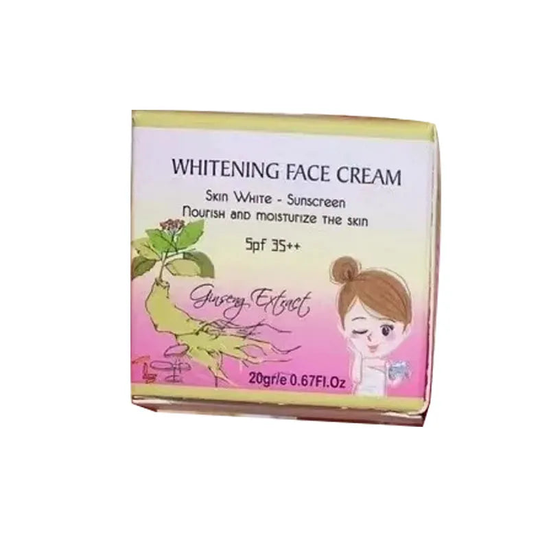Brightening Skin White Sunscreen Moisturize Removing Freckles Dark Spots Younger Smoother Skin 20g Kem Face Sam Tay Manh Peaceful Pleasures Health and Wellness