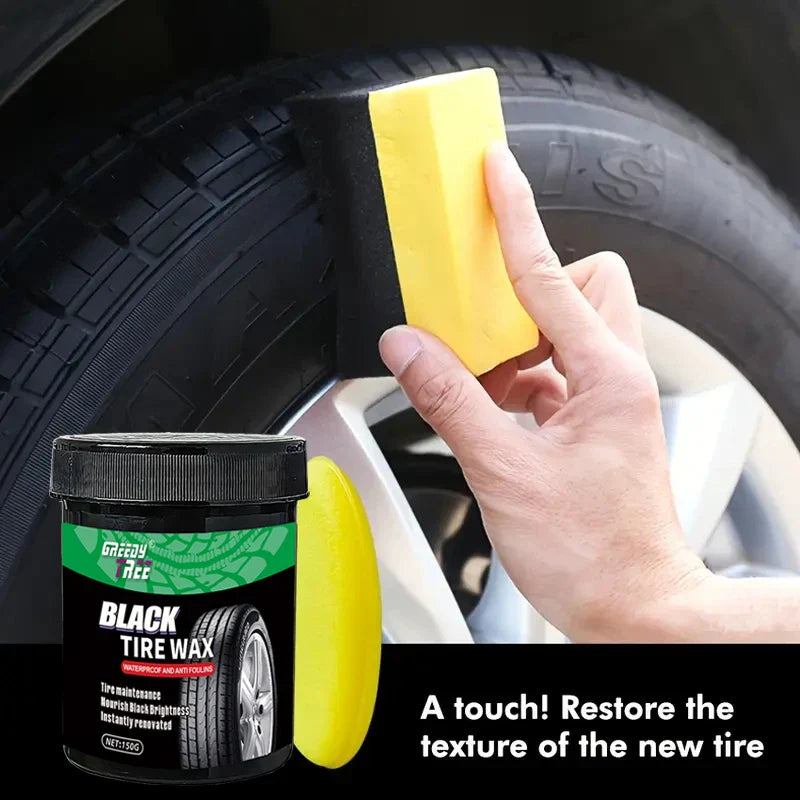 Tire Shine & Car Plastic Restorer Wax Coating – Crystal Clear