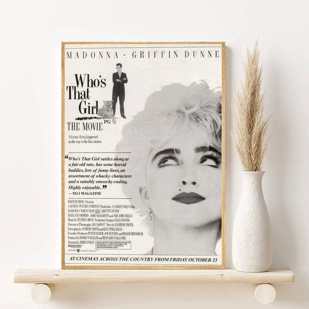Madonna Bad Girl Retro Print Poster HD art sticky wall waterproof home living room bedroom bar aesthetic decoration Peaceful Pleasures Health and Wellness