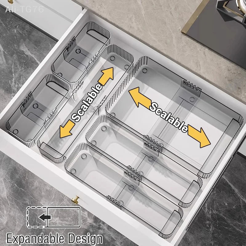 Expandable Drawer Organizer | Kitchen Bathroom Office Storage