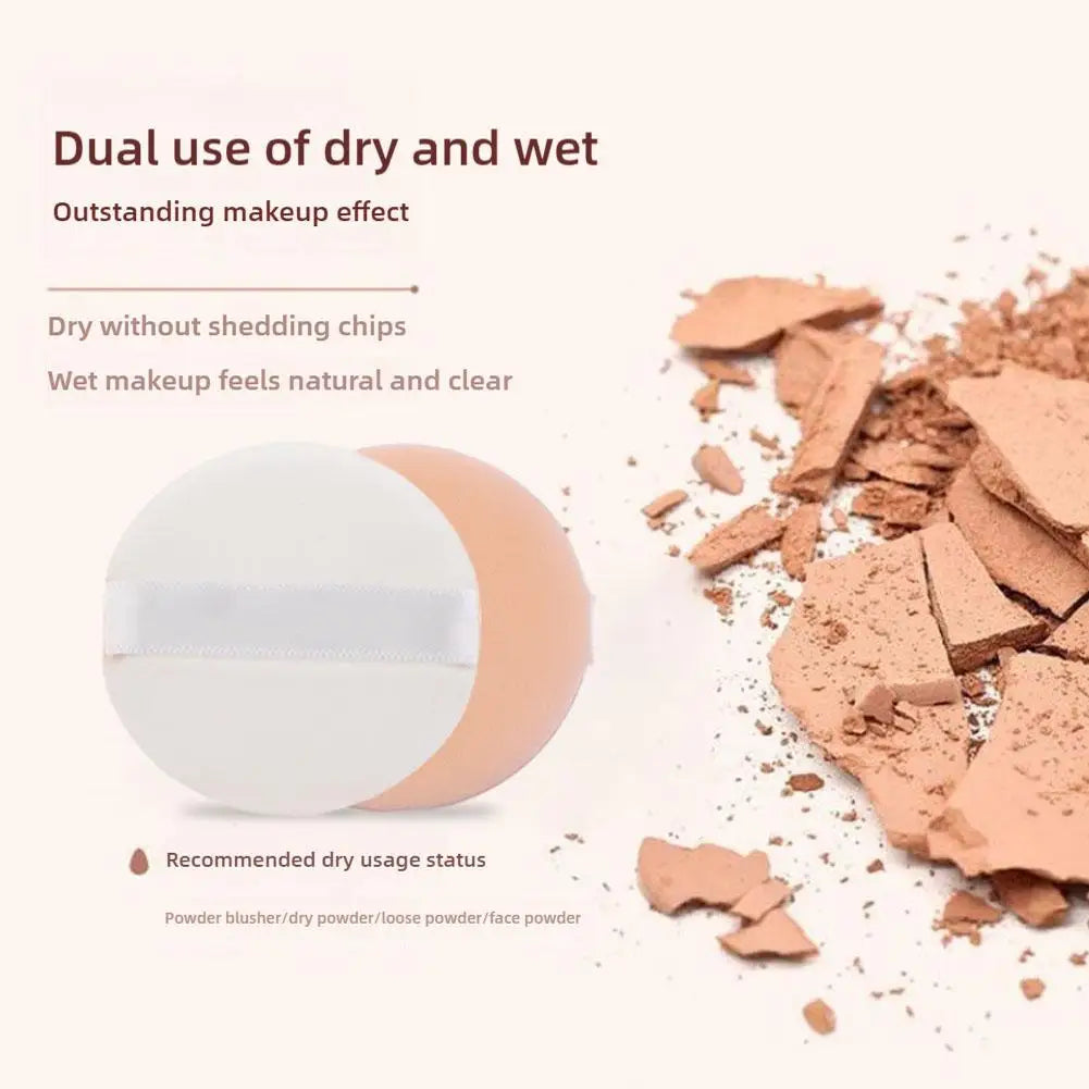 SADOER Mini Round Cushion Puff – Wet & Dry Foundation Sponge