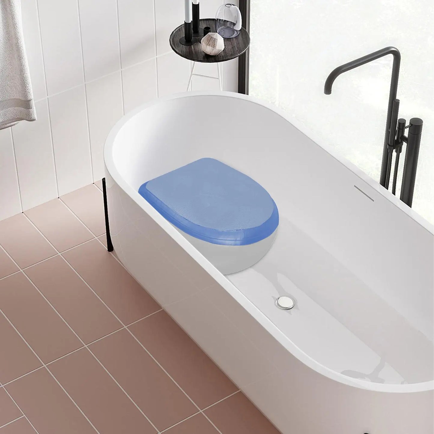 Inflatable Hot Tub Booster Seat | Non-Slip Spa Seat Mat