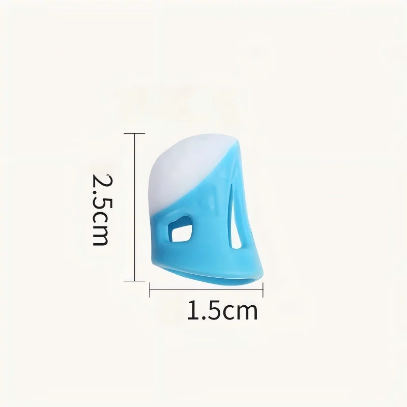 Silicone Finger Thimbles Anti-Slip Reusable Fingertip Covers 10pc