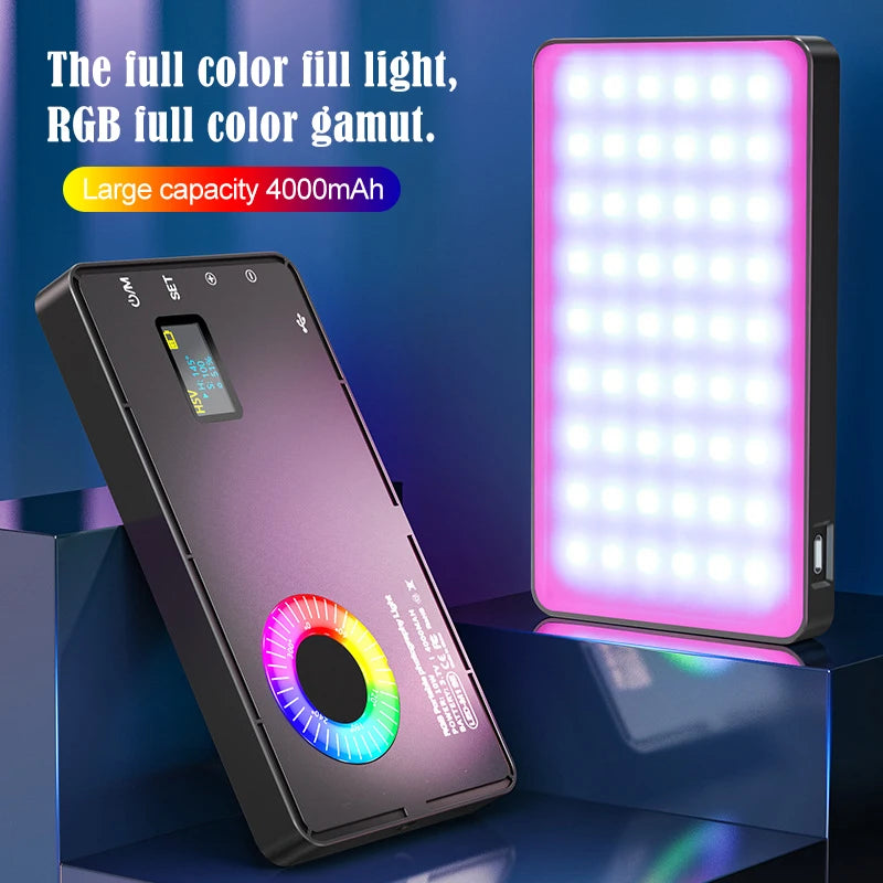 Mobile Led Light For Cell Phone Portable Led Light Portable Rechargeable Led Lamp Selfie Led Light Video Shooting Light RGB Peaceful Pleasures Health and Wellness M1 SE(1pcs) China Mainland
