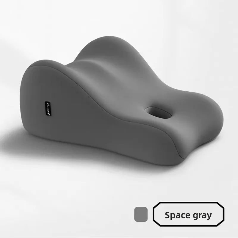 Intimacy Support Wedge Pillow for Couples Memory Foam Positioning Cushion for Back Neck & Waist Pain Relief with Washable Cover Peaceful Pleasures Health and Wellness Gray B