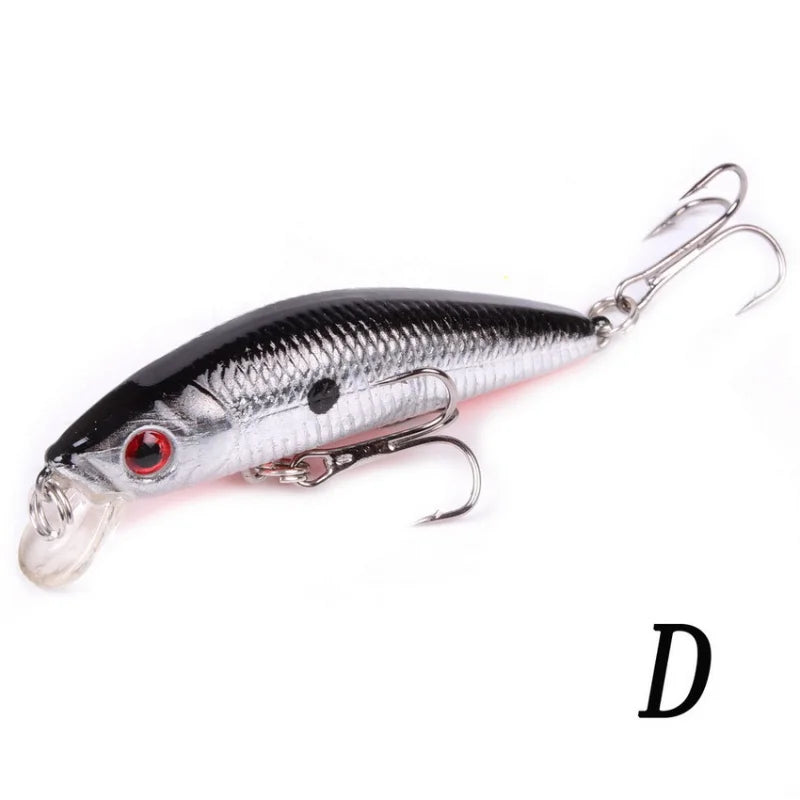 2026 Outdoor Fishing Tackle New 3/5/8Pcs Random Minnow Lure, 7.2CM 8G Bionic Bait Double Hooks Peaceful Pleasures Health and Wellness