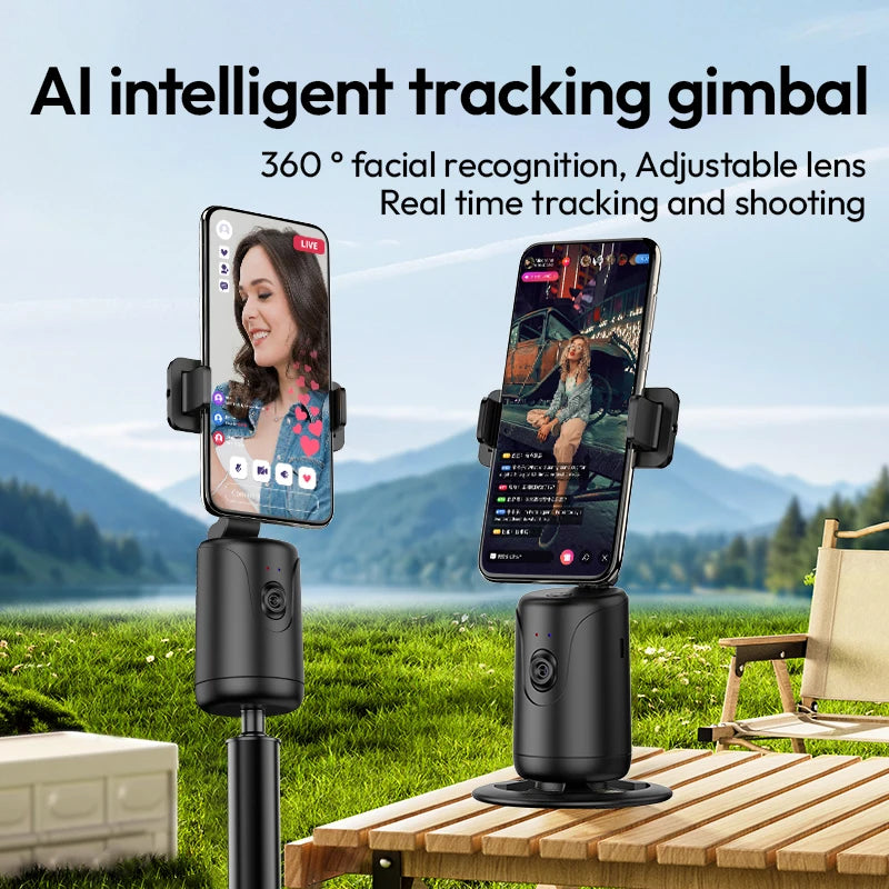 YT20 Auto Tracking Phone Gimbal – 360° Foldable Selfie Mount Peaceful Pleasures Health and Wellness