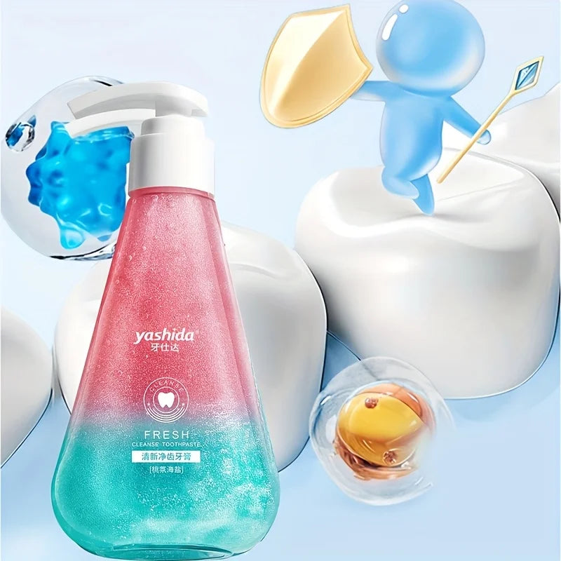 Peach Sea Salt Whitening Toothpaste – Fresh Breath | 220g