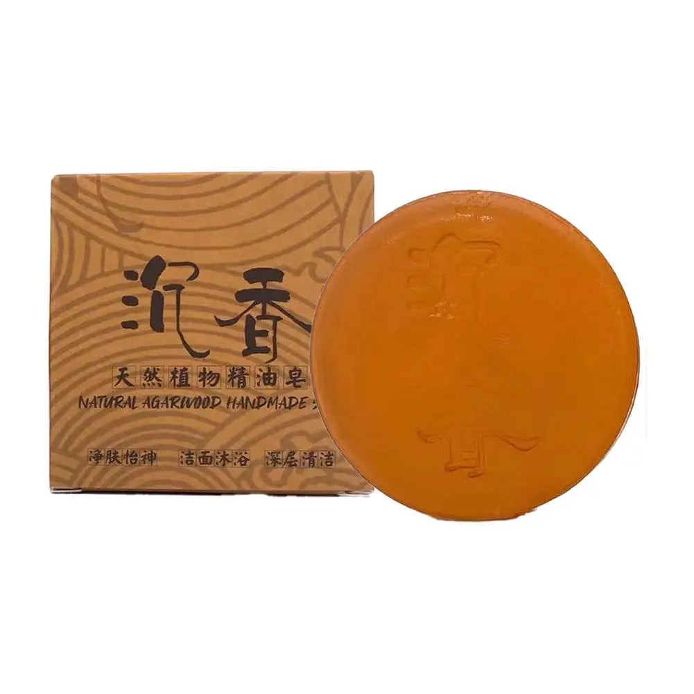 Agarwood & Sandalwood Essential Oil Soap – 100g Bar Peaceful Pleasures Health and Wellness agilawood
