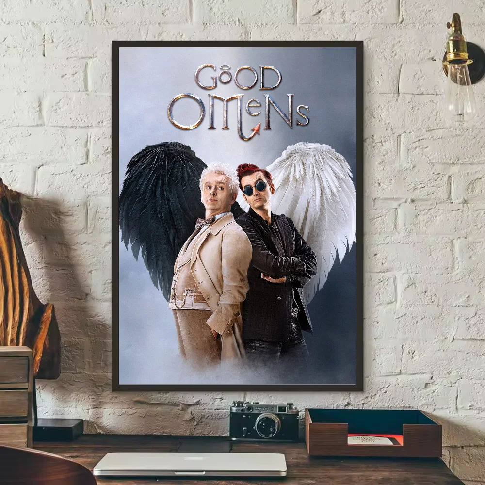 Good Omens TV Show Poster – HD Waterproof PVC Wall Art Decor TV Show Wall Poster Peaceful Pleasures Health and Wellness