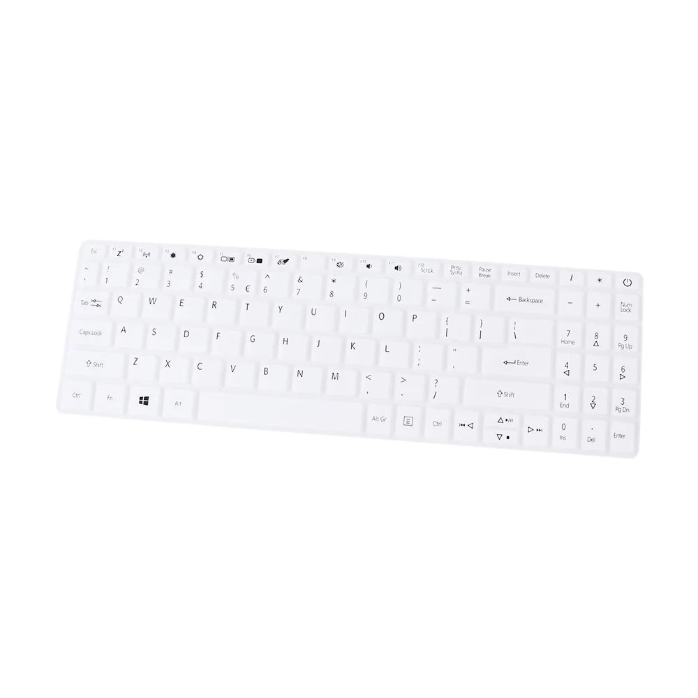 Notebook Keyboard Cover Keyboard Cover Protector Keyboard Skin Laptop Keyboard Cover Peaceful Pleasures Health and Wellness white