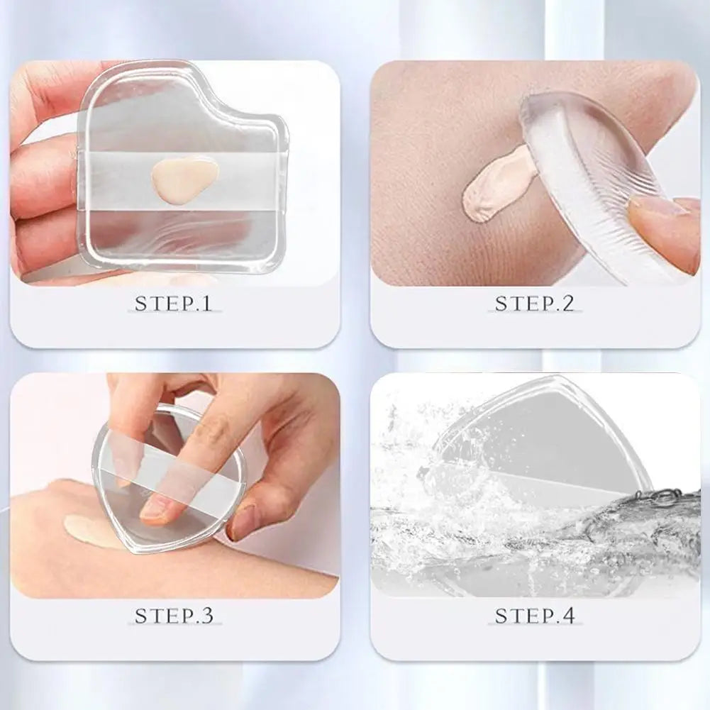 Silicone Crystal Jelly Makeup Sponge | Non-Absorbing BB Puff