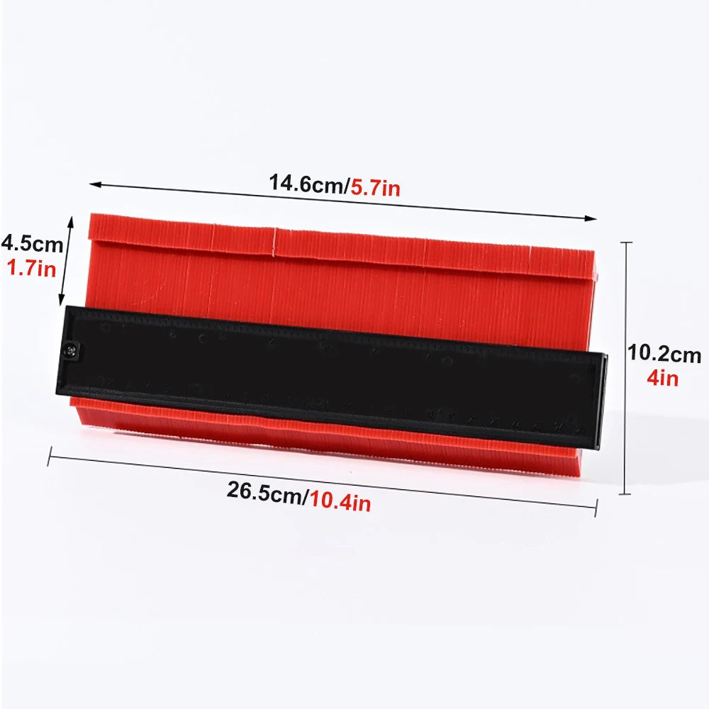 Irregular Measuring Tool Radian Ruler Contour Gauge Multifunctional