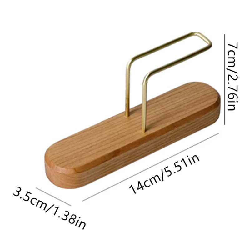 Wooden Coffee Filter Holder Fan Shape Stand | Barista Organizer Coffee Filter Holder Peaceful Pleasures Health and Wellness 1PCS