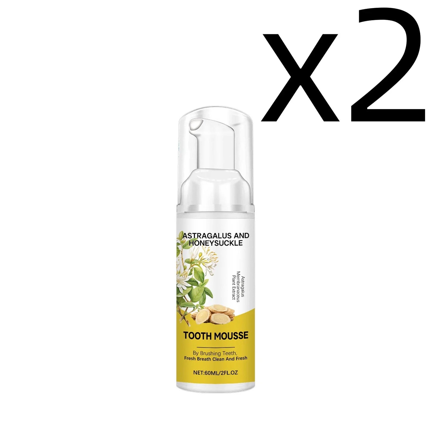 Astragalus Teeth Cleaning Mousse – Whitening Foam Toothpaste