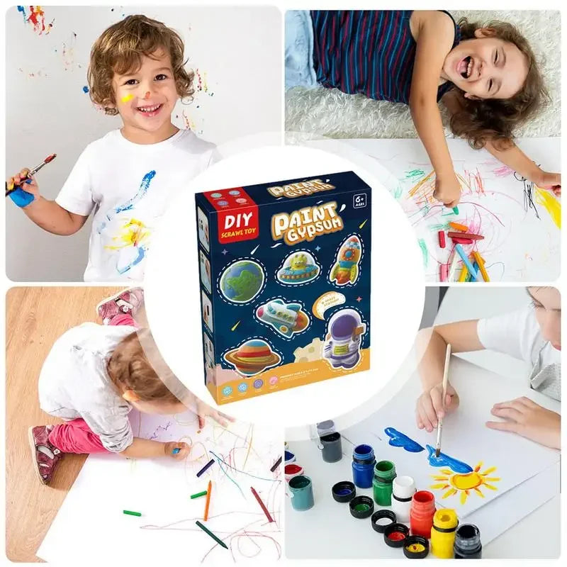 Mini Figure Paint Set for Kids | Educational Painting Kit