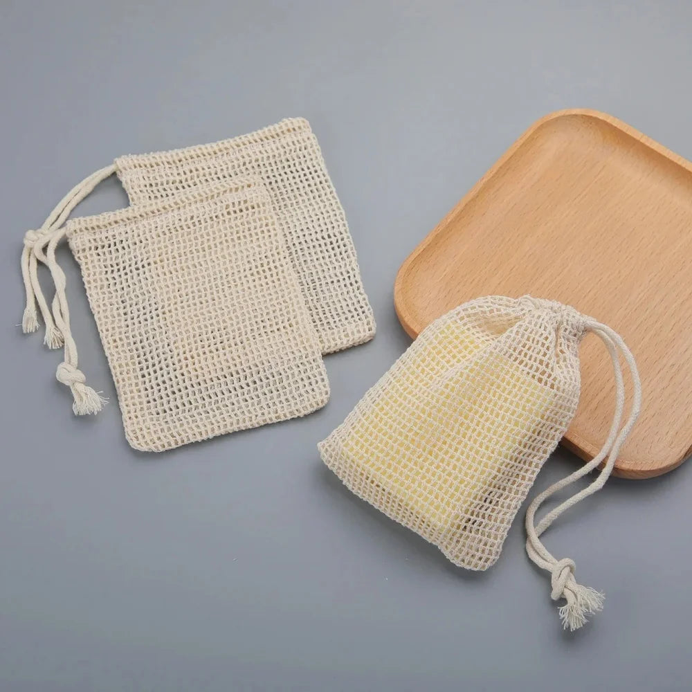 Natural Sisal Soap Bag – Exfoliating Bath Pouch & Foaming Net