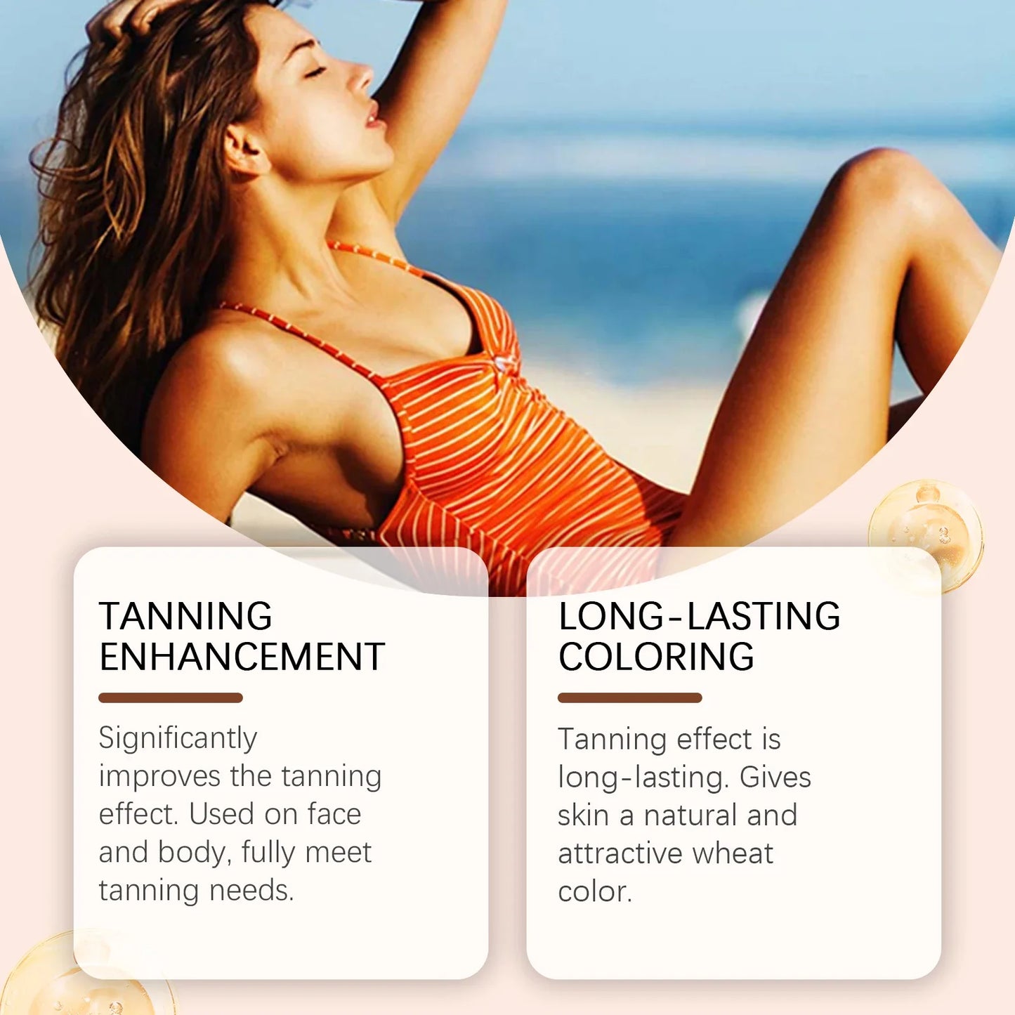 Brightening Tanning Face Serum – Moisturizing Glow Essence