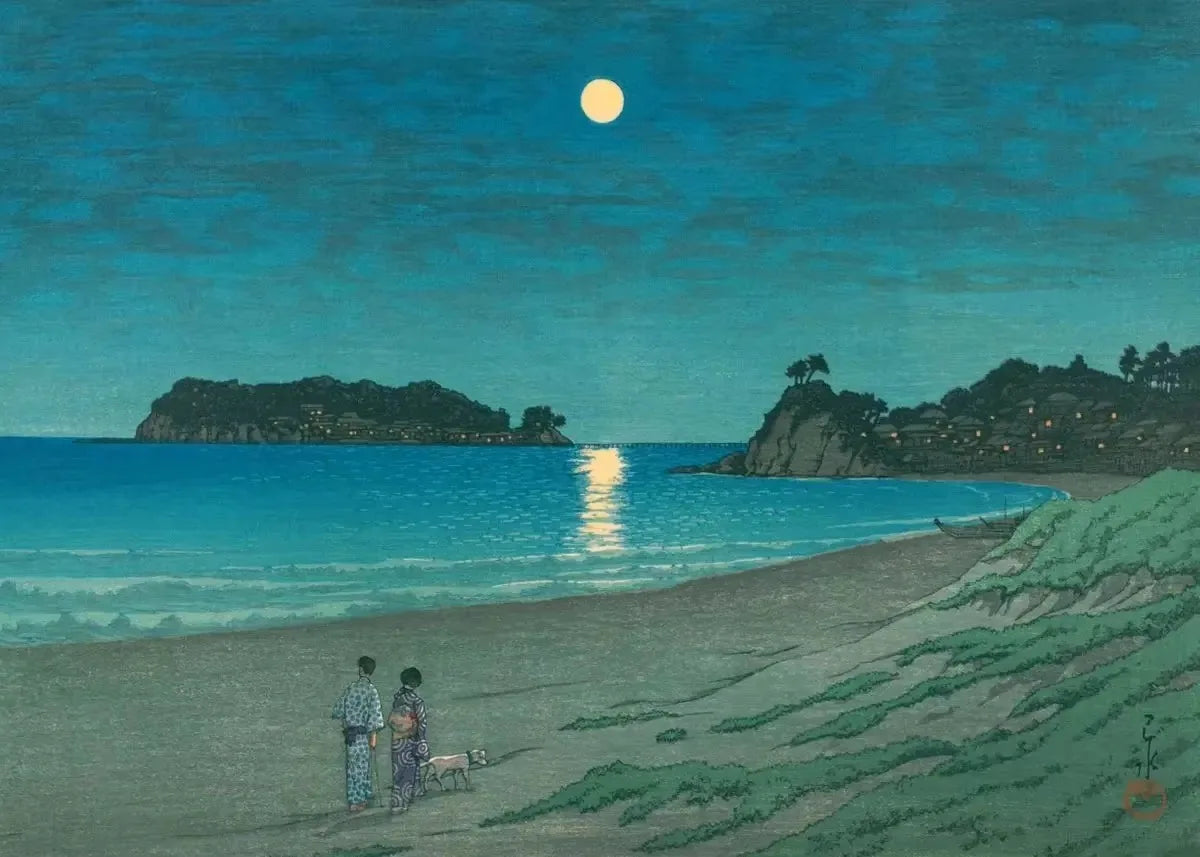 Kawase Hasui Japanese Landscape Canvas Wall Art Print | Retro