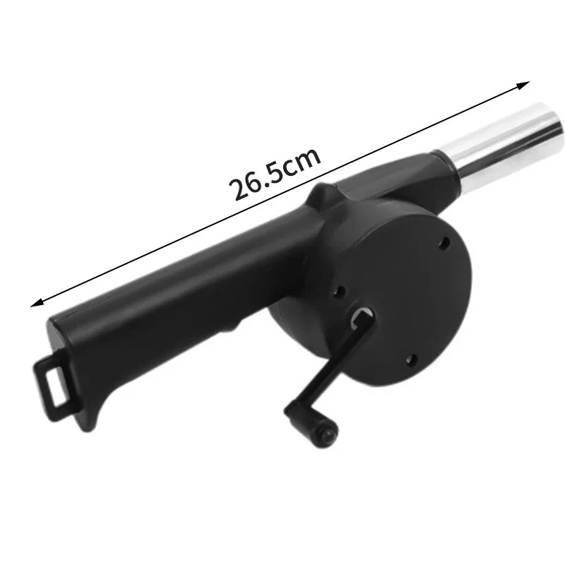 Manual Hand Crank BBQ Fan Air Blower | Portable Fire Starter