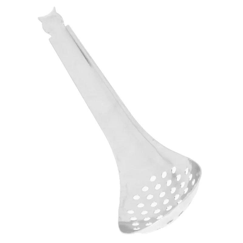 56-Hole Stainless Steel Caviar Spoon & Egg Yolk Separator