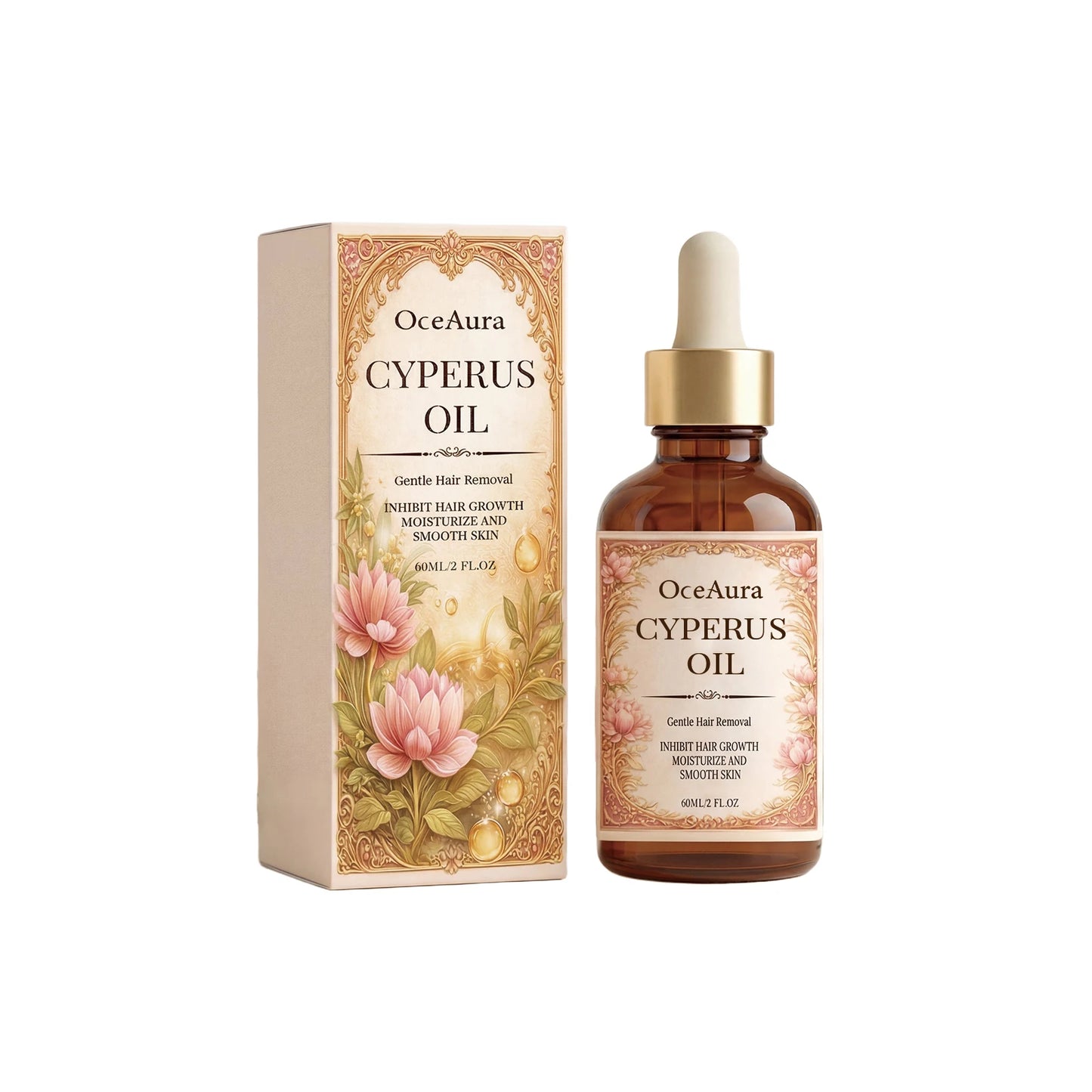 OceAura Cyperus After-Shave Essence Oil 60ml | Soothe & Moisturize