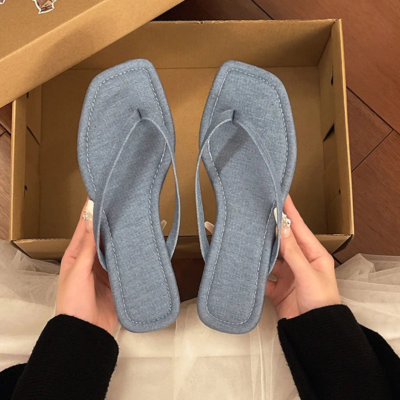 Women's Lightweight Flip-Flops – Casual Beach Summer Slippers