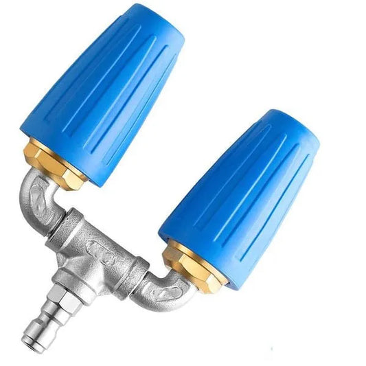 4000 PSI Max 2.5 Orifice Dual Turbo Nozzle Pressure Washer 360° Rotating Turbo Nozzle For Power Washer with 1/4" Quick Connector Peaceful Pleasures Health and Wellness